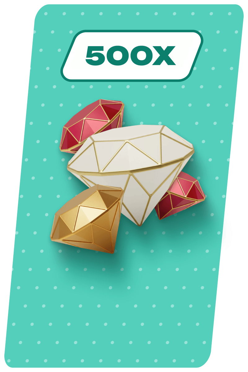 Win 500 times in casino
