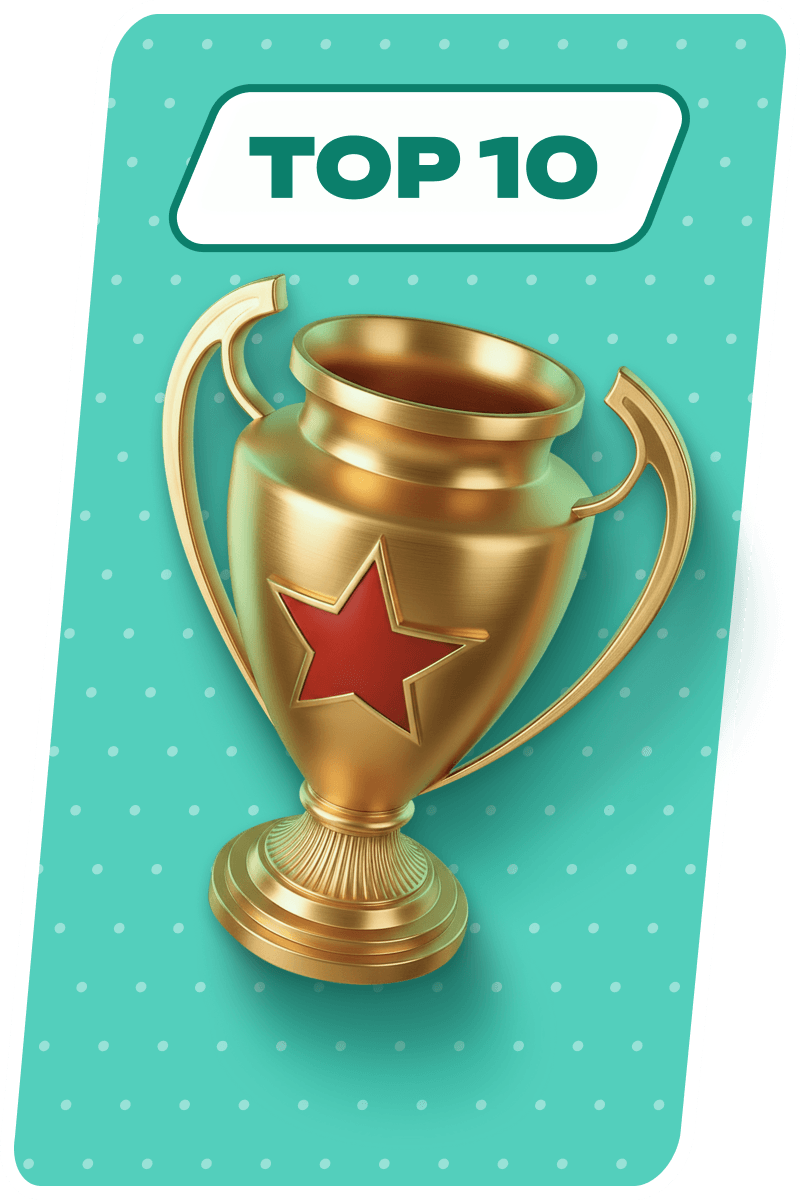 Finish in TOP 10 in a tournament